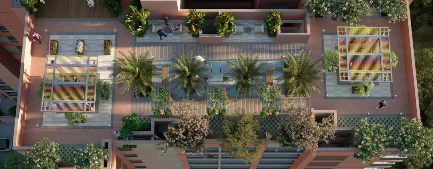 Apex Vedantaa Moshi Rooftop Amenities Image